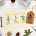 OLYCRAFT 11x8.6 Inch 2Pcs Self-Adhesive Silk Screen Printing Stencil Plants Pattern Mesh Transfers Stencil Herbs Flowerpot Tag Silk Screen Stencil...