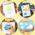Sun Moon Stencils for Painting on Wood Wall Crafts Reusable Clound Moon Sunrise Cat Stencil Art Paint on Wall Canvas Pattern Paint Stencils for Ca...