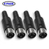 MEIRIYFA DIN 5-Pin Male Plug Connector, 4 Pack DIN 5 Pin Plug MIDI Cable Adapter Socket Solder Terminals Connector for Microphone Amplifiers...