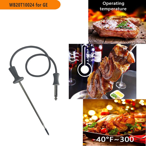 OEM WB20T10024 Oven Meat Probe WB20T10025 Oven Temperature Probe for GE WB20X5050 Oven Meat Temperature Sensor Probe LMQHZDK Manufacturing...