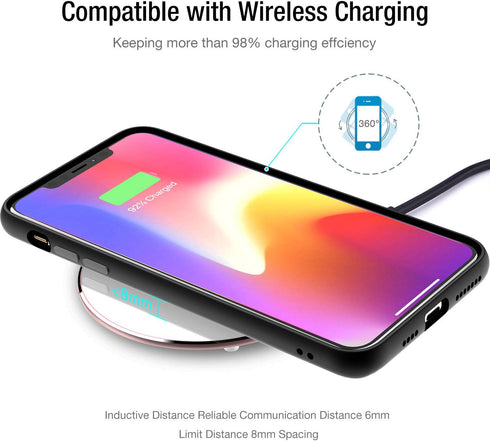 TOZO W3 Wireless Charger, 10W Qi-Certified Fast Charging Pad with Aviation Aluminum Computer Numerical Control Technology Compatible with iPhone 1...