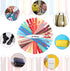 Bewudy 20 Pcs 8inch Zippers for Sewing, Resin Zipper, 10 Color Colourful Zippers with Lifting Ring Quoit, Supplies Zippers for DIY Sewing Craft Ta...