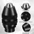 10Pcs Drill Chuck Collet Set for Dremel, 1/32 "to 1/8" Replacement Brass Quick Rotating Drill Nut Replacement 4485 4486 Keyless Drill Bit Chuck Ha...