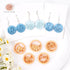 Puocaon Ocean Wave Clay Cutters - 5 Pcs Clay Cutters for Polymer Clay Jewelry, Moon Cloud Polymer Clay Earring Cutters...