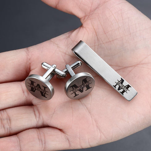 Mens Groom Father Wedding Silver Plated Black Tie Clips Pack of 2...