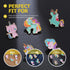 LUOZZY 10pcs Unicorn Enamel Pins Set Cute Pins for Backpacks Aesthetic Kawaii Animal Lapel Pin Brooch Pin Breastpin Unicorn Gifts Unicorn Party Su...