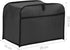 kwmobile Cover Compatible with 2 Slice Toaster - Plastic Case for Bread Toaster Machine- Dark Grey...