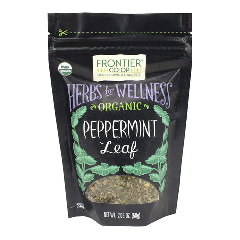 Frontier Co-op Organic Cut and Sifted Peppermint Leaf 2.05oz...