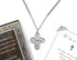 4 Way Medal Catholic Necklace with The Lord's Prayer Card | Pewter Four Way Medal Catholic Jewelry | 4 Way Miraculous Medal with Biography and Pra...