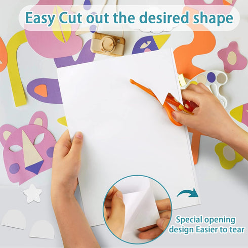 Double Sided Adhesive Sheets for Arts Craft Scrapbooking Photo Albums Home Decorative 25Pcs, 8.3 x 11.7 Inch...