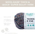 Lion Brand Yarn Wool-Ease Thick & Quick Yarn, Soft and Bulky Yarn for Knitting, Crocheting, and Crafting, 1 Skein, Fossil......