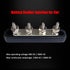 4 x #10 (M5) Studs Bus Bar, Ampper 4.2" Ground Distribution Block Brass Battery BusBar Junction with Cover for Auto Boat Amplifier and More (Black...