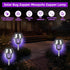 Solar Bug Zapper Outdoor Mosquito Zapper 2 in 1 Mosquito Killer Lamp for Patio Backyard Garden Pathway Insect Mosquito Repellent purple and White ...