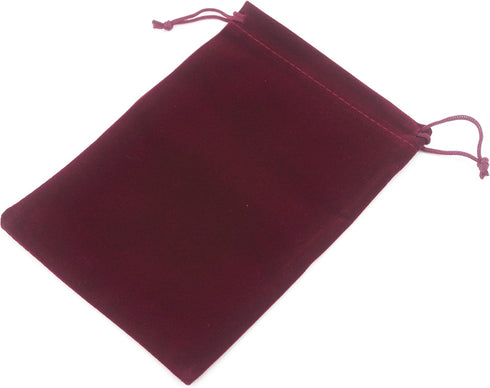 AEAOA Gift Bags, Pack of 25 4.8" X 3.6" Velvet Drawstring Jewelry Pouches, for Candy, Pins, Jewelry, Treats, Birthday Party Favors (Burgundy Dark ...