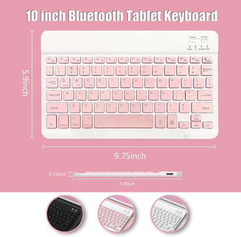 Bluetooth Keyboard for Mac Ultra-Compact Wireless Keyboard, Compatible with MacBook Pro/Air, iPad Laptops and PCcompatible Windows Android (Rechar...