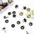 weiwei 153 PCS Canvas Snap Kit Stainless Steel 3/8" Socket Boat Snaps Marine Grade Metal Screws Fasteners with Setting Tool for Carpet Leather Fab...