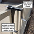 Pool Pole Hanger/Hook, 2 Pcs Adjustable Aluminum Storage Hook, Rust Resistant Double Hooks for Pool Accessories & Garden Tools (Black)...