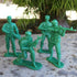 GiftExpress 12pc 5" Large Green Army Men, US Military Soldiers, Action Figure Set...