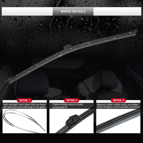 Rear Windshield Wiper Arm Blade Set, GARDIMU Factory OEM Replacement Rear Wiper Arm Blade Assembly for Audi Q5 2019-2023...