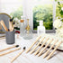Sieral 24 Pcs Toothbrushes Extra Soft Bristles Wooden Bamboo Toothbrush 20000 Soft Natural Bristle Toothbrush for Kids Adults Home Travel Individu...