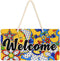 Kigai Welcome Sign Mexican Talavera Front Door Sign, Waterproof Wall Hanging Plaque for Housewarming, Farmhouse Porch Yard Garden Home Decor, 11 x...