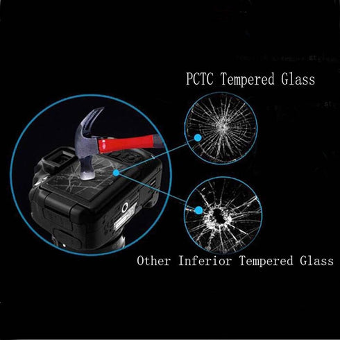 PCTC Alpha ZV-E10 Screen Protector for Sony Alpha ZV-E10 ZV-1F ZV-1 ZV-1M2 ZV-1 II Vlog Camera (3 Pack), 0.3mm 9H Hardness Tempered Glass Flim Ant...