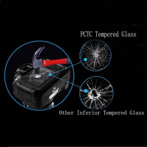 PCTC Screen Protector for EOS R5 / R5 C Full-Frame Mirrorless Camera (2+2Pack), 0.3mm 9H Hardness Tempered Glass Screen Cover...