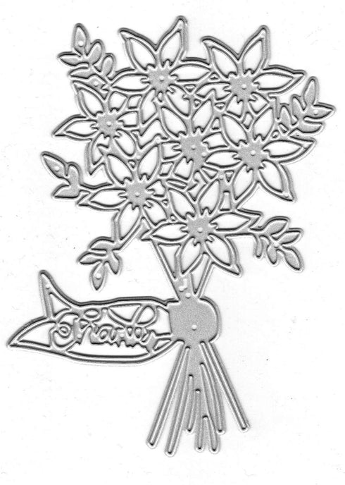 SunnyKids Flower Decoration Metal Cutting Die Cuts, Flower Decoration Stencils DIY Crafts Cards Cutting Dies Cuts for DIY Embossing Card Making Ph...