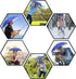 NEW-Vi Umbrella Hat Adult and Kids Folding Cap for Beach Fishing Golf Party Headwear...