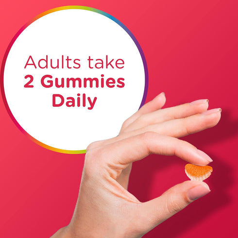 Centrum MultiGummies Multi+ Omega 3 Dual Action, Adult Multivitamin, Multivitamin/Multimineral/Omega 3 Supplement, Strawberry/Lemon/Orange Flavors...