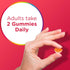 Centrum MultiGummies Multi+ Omega 3 Dual Action, Adult Multivitamin, Multivitamin/Multimineral/Omega 3 Supplement, Strawberry/Lemon/Orange Flavors...