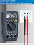 Multimeter Tester 2000 Counts Digital Multimeter with DC AC Voltmeter and Ohm Volt Amp Meter ; Measures Voltage, Current, Resistance; Tests Live W...