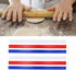 Silicone Rolling Strip, 6 Pcs Silicone Rolling Pin Guides 2/4/6mm, Rolling Pin Guides for Thickness Guide Pastry Cookie Kitchen Restaurant...
