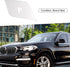 Gear Shift P Button Stickers Gear Shift Knob Lever Parking Button Cover Replacement for BMW X3 2018-2019 Silver Tone...