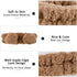 Ondder 2 Pcs Bear Ears Skincare Headbands Cure Makeup Headband Coffee Spa Headband for Washing Face Brown Face Wash Elastic Facial Headband Head B...
