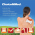 CHOICEMMED 2 Pack Universal Therma Heated TENS Unit Pads - Muscle Stimulator E-stim Electrodes - Universal Replacement Massage Pads for Electronic...