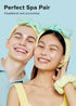 I DEW CARE Face Wash Headband & Scrunchie Set - Perfect Spa Pair | Head band for Face Washing & Skincare, Soft & Fuzzy, Teen Girls Cute Stuff, Bow...