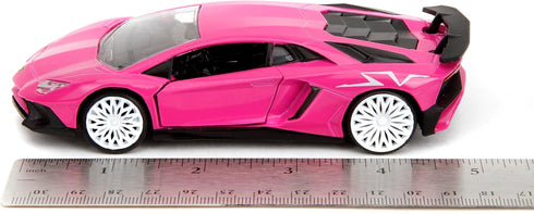 Pink Slips 1:32 Lamborghini Aventador Die-Cast Car, Toys for Kids and Adults...