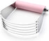 Spring Chef Large Dough Blender For Baking, Professional Dough Cutter Tool, Stainless Steel Puff Pastry Cutter Tool, Manual Dough Mixer, Dishwashe...