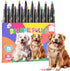 Dog Nail Polish Pens Quick Dry, 15 Colors Pet Nail Polish Set for Dogs to DIY Stylish Dog Nail Art, Dog Safe Nail Polish Non Toxic, Easy to Use - ...