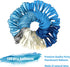 RUBFAC Blue Balloons Garland Arch Kit, Blue and White Balloons, Royal Blue Baby Blue White Sliver Balloon Arch for Baby Shower Birthday Graduation...