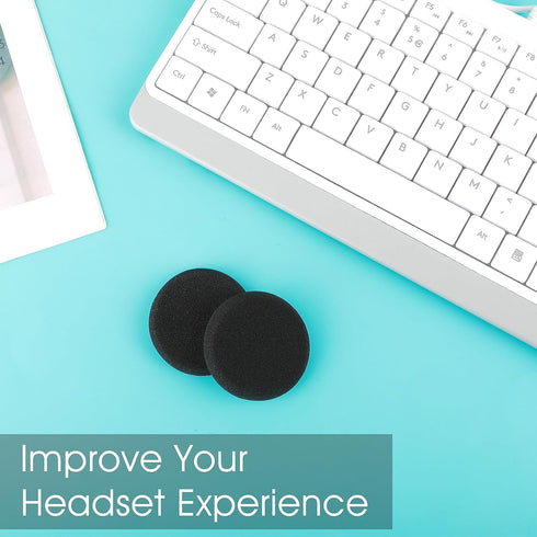 3 Pairs Headphone Covers 50mm Ear Cushions Foam Replacement Earphone Ear Pad Headset Sponge Covers for Most Headphone Headsets......