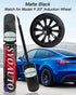 SYOAUTO Matte Black Rim Touch Up Paint For Tesla Model Y 20" Induction Wheel Touch Up Paint Rim Scratch Repair Wheel Paint Curb Rash Paint Pen(Mat...
