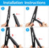 X AUTOHAUX Rear Windshield Wiper Blade Arm Set for Ford Fiesta MK6 11-18...