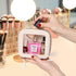 Clear Mini Makeup Bag Transparent Travel Cosmetic Makeup Case & Toiletry Bag for Women Clear Car Bag (C/Beige, MINI)...