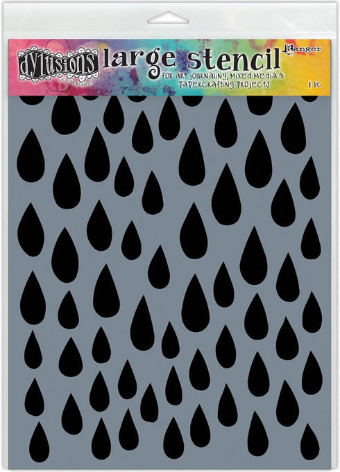 Ranger DYS52302 DYS52302 Dyan Reaveley's Dylusions Stencils 9"X12"Raindrops...