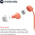 Motorola Earbuds 3-S Wired Earbuds with Microphone - Corded in-Ear Headphones, Comfortable Lightweight Silicone Ear Buds, Non-Tangle Flat Cable, 9...