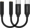 USB C Headphone Adapter, 2 Pack Pixel 2 Headphone Adapter USB-C to Headphone Jack Adapter 3.5mm Audio Hi-Res with DAC Compatible with Google Pixel...