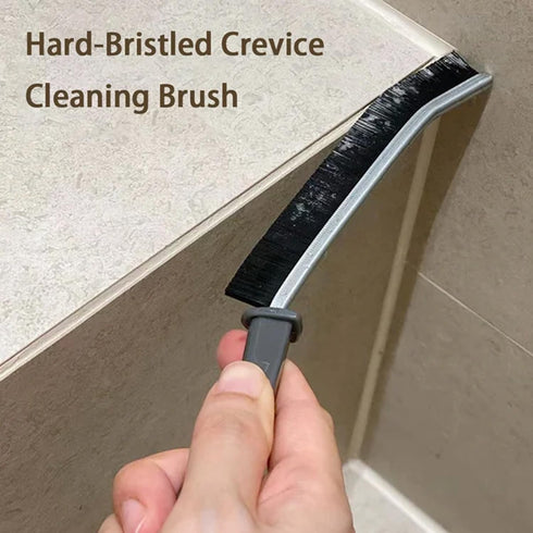 Hard Bristle Crevice Cleaning Brush, Small Cleaning Brushes, Grout Cleaner Brush, Toilet Brush, Scrub Brush for Shower Tile, Skinny Gap Cleaning T...