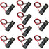 10PCS 12V 23A Battery Holder, Battery Case with Leads Wires, Black...